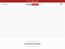 Tablet Screenshot of kitchensupplypro.com